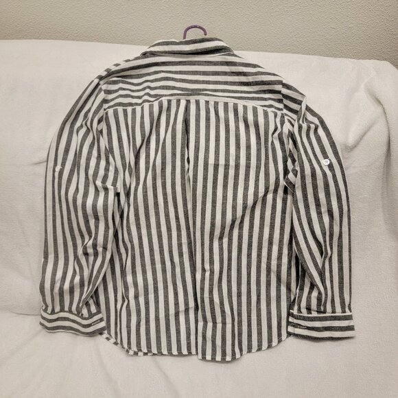 Womens Casual Striped Blouse - Picture 2 of 2